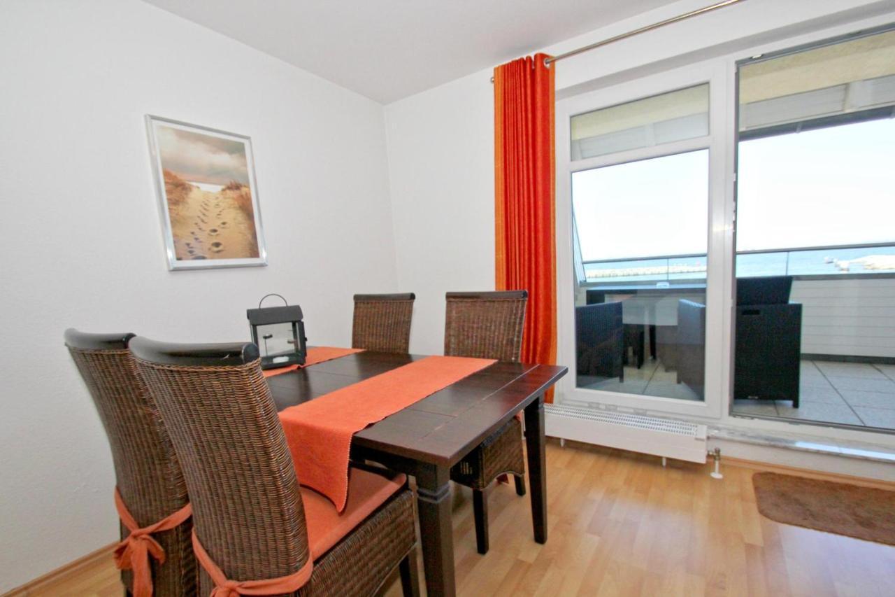 Hafennahe Ferienwohnung Mit Balkon Und Meerblick - Hafenhaeuser Wiek Wohnung 14 Wiek auf Ruegen Ngoại thất bức ảnh
